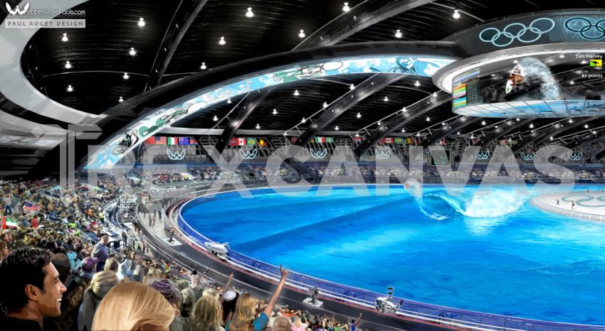 Olympic wave pool