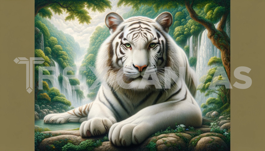 Rare White Tiger!