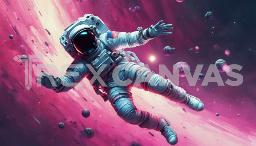 astronaut floating in space 3