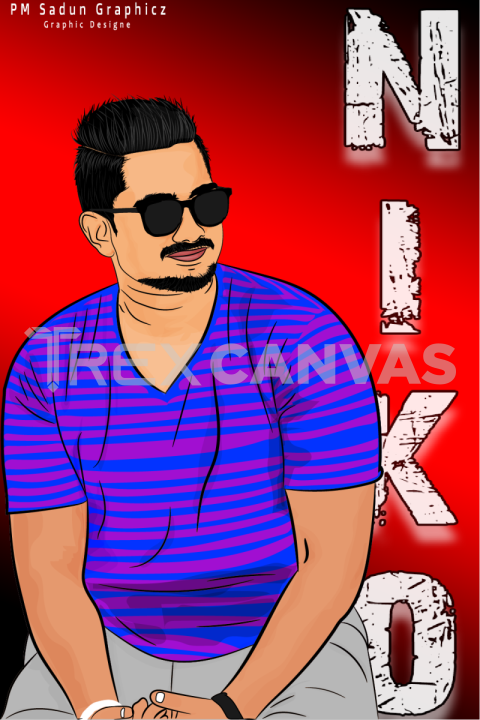 Sri Lankan Gaming Streamer Illustrator Art