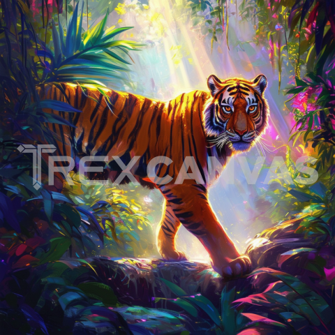 Majestic Tiger: The Spirit of the Jungle"