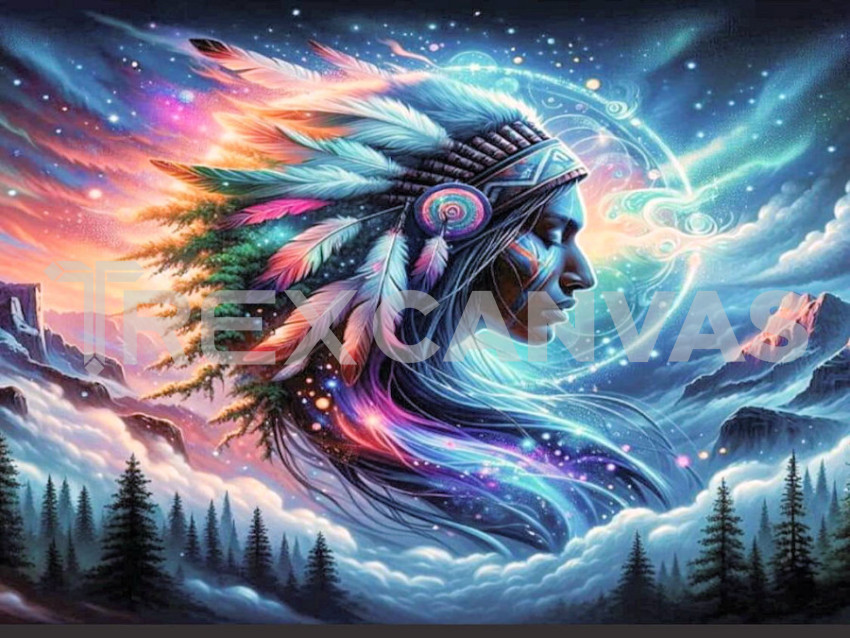 Native American Princess Art Fin