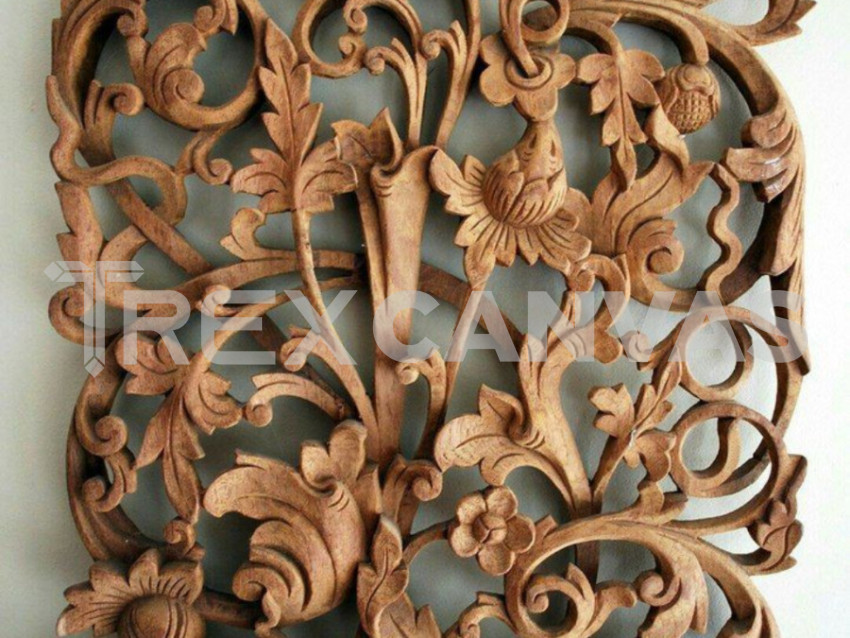 3D foliage carving