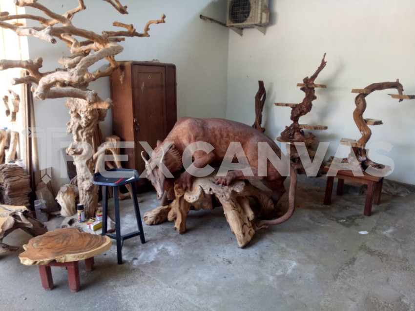 Wood carving