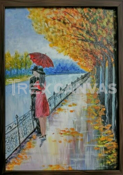 Beautiful couple paintings