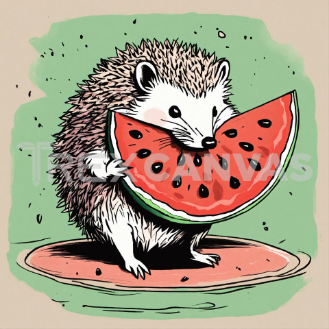 porcupine watermelon