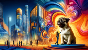 Abstrate Pug King!