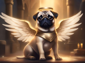 Angel pup