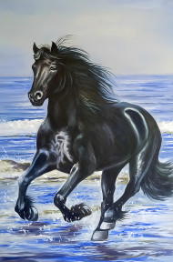 horse painting