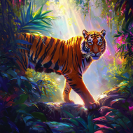 Majestic Tiger: The Spirit of the Jungle"