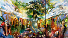 Miracle.(triptych).140X255.c.o.2015.