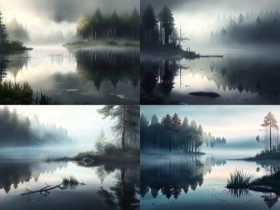 mitke Misty morning with reflect (1)