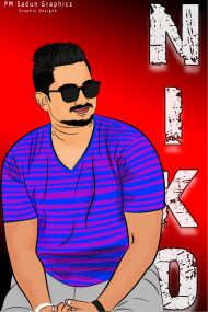 Sri Lankan Gaming Streamer Illustrator Art