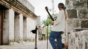 Street Musician at the Fort San Pedro