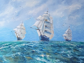 Under sail